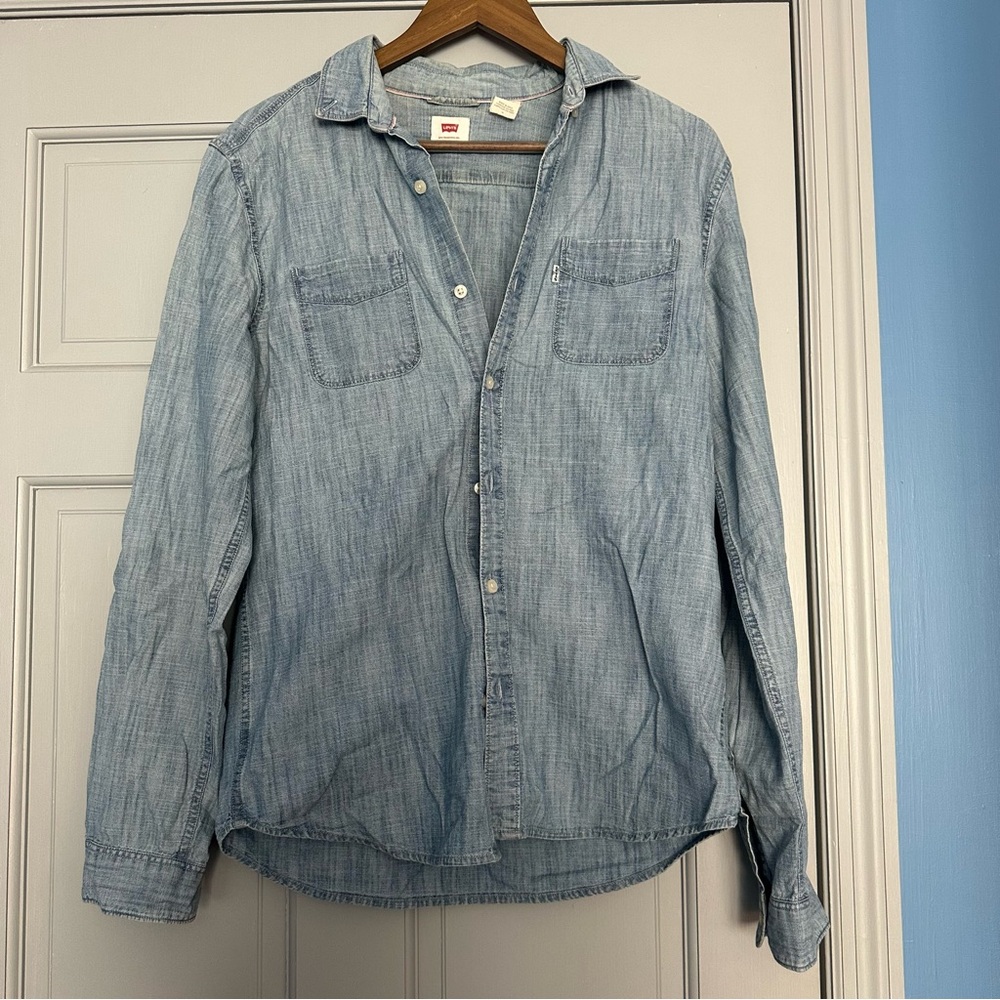Levi's Women’s Light Blue Shirt Jacket